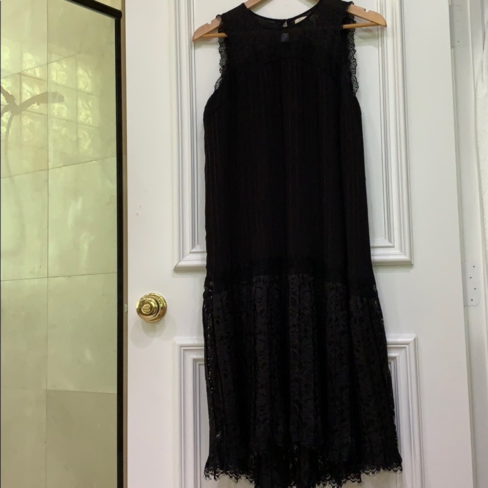 Black Anthropologie dress size 6